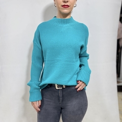 Sweater media polera tejido - comprar online