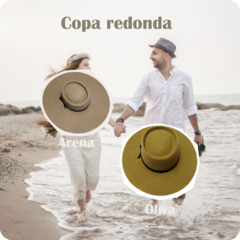 sombrero de PAÑO COPA REDONDA en internet