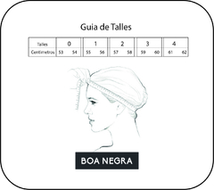 Sombreros de PAÑO FEDORA - Boa Negra