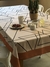 Mantel ANTIMANCHA - Triangles Ocre 3m.