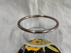 Pequeños centros en vidrio y metal con controles para los países nórdicos - Capdepont Antiques