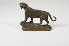 Escultura en bronce francés firmada C. Masson - comprar online