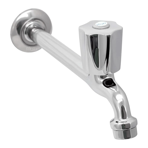 1159-15 Torneira Cozinha Parede Bica Reta 22 cm Metal C50 MVS