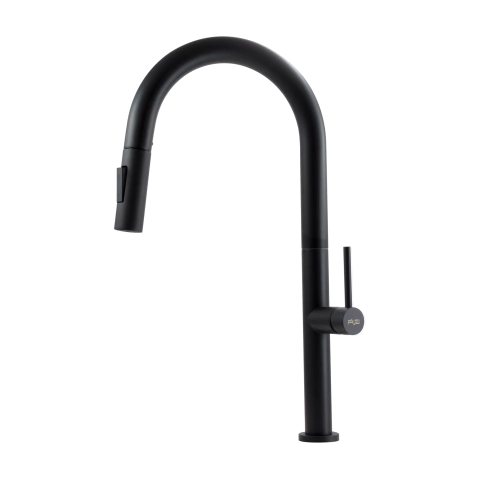 MC2.30 Monocomando Cozinha Inox Preto Pull Out