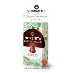 2 Cajas x10 Cápsulas La Morenita - Giro Cafe Mas