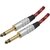 Cabo De Guitarra Mono Nylon P10 Para P10 Dourado 6.5mm 5 Metros Vermelho 8 1 067