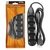 Extensao 5 Tomadas 2P+T 3X0,75Mm 10A 250V - 2 Metros - Preto 078-5007