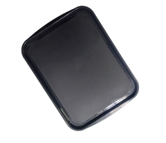 Bandeja Caja x30 U Comida Fast Food 44x34 cm Negro Plastico Desayuno Autoservicio - Fremat plásticos 