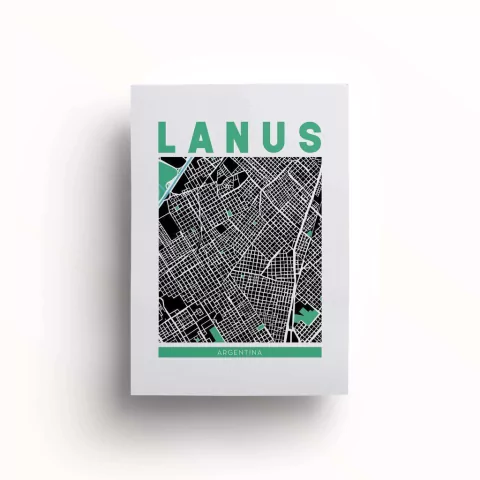 Imagen de Lámina Postal, Lanús, Argentina