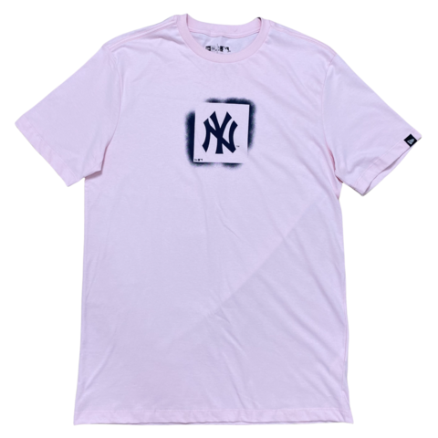 Camiseta New Era NY Tag Pixo Rosa