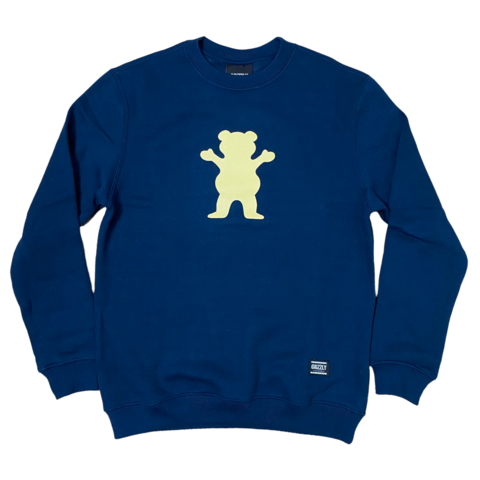 Blusa Moletom Grizzly OG Bear Navy