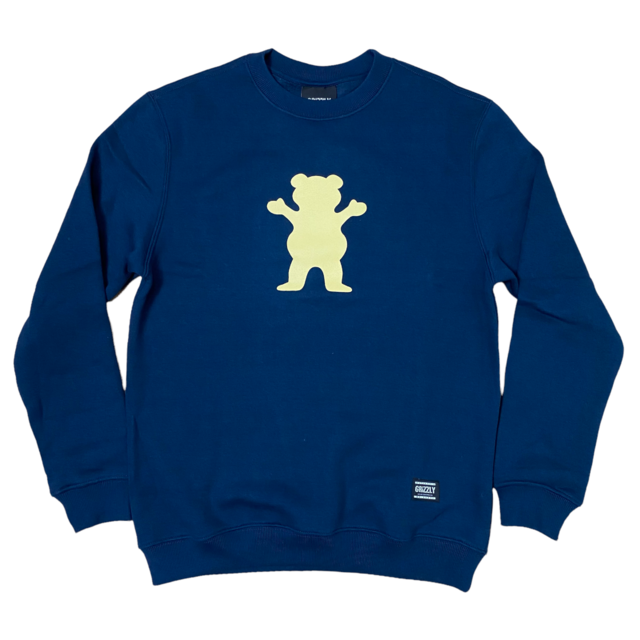 Blusa Moletom Grizzly OG Bear Navy