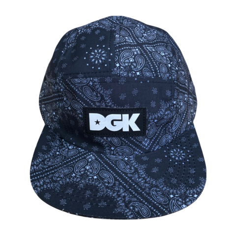 Boné DGK 5Panel Bandana Preto/Branco