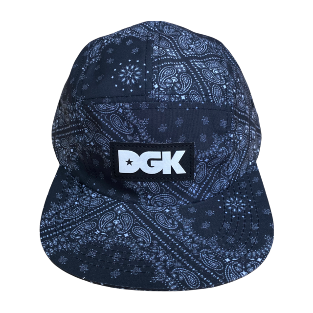 Boné DGK 5Panel Bandana Preto/Branco