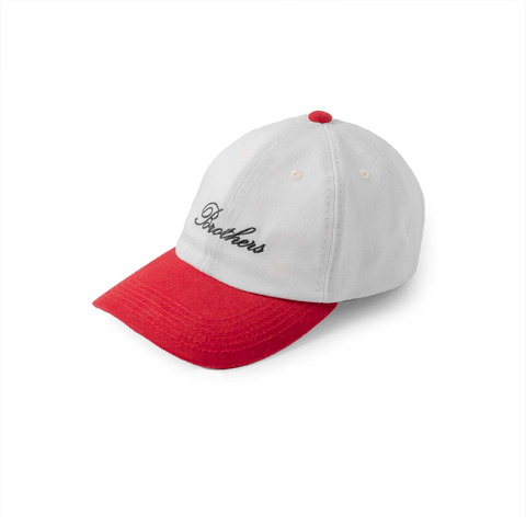 Boné Brothers Dad Hat Golf Off White/Vermelho