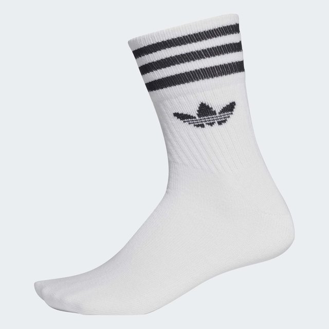 Meia Adidas 3 Stripes Branca