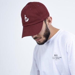 Boné Brothers Dad Hat "B" Bordô na internet