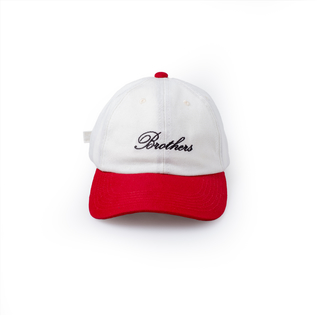 Boné Brothers Dad Hat Golf Off White/Vermelho