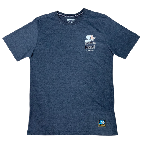 Camiseta Starter Popeye x Brutus Cinza Chumbo