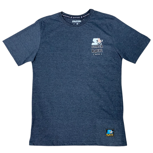 Camiseta Starter Popeye x Brutus Cinza Chumbo Camiseta Starter Popeye x Brutus Cinza Chumbo