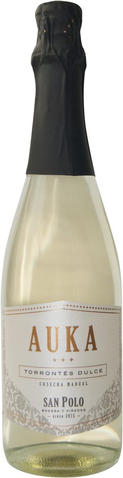 Espumante AUKA, Torrontés Dulce, Cosecha Manual.