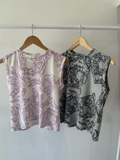 Imagen de Musculosa wafle tigre