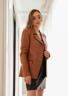 Blazer de couro - comprar online