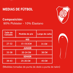 Medias Deportivas Estadios 24 RIVER | LICENCIA CLUBES® - comprar online