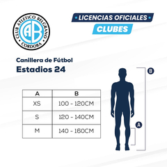 Canillera De Futbol Estadios 24 Belgrano | LICENCIA CLUBES®  - comprar online