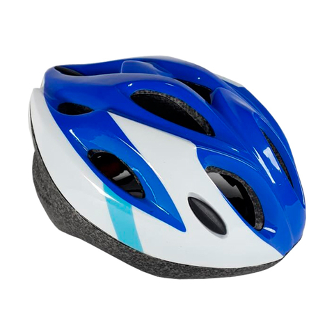 Casco Varon Bicolor Con Regulador Sin Visera MTB