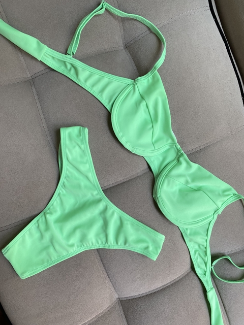 Bikini Aro Lycra Verde - comprar online
