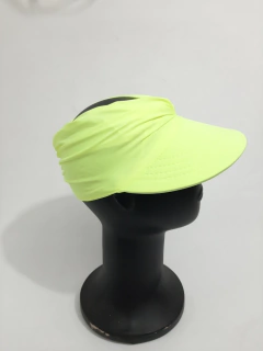 VISEIRA ESTILO TURBANTE VERDE NEON PROTEÇÃO UV50+ - Força Feminina