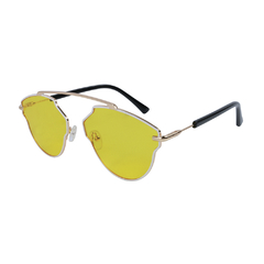 ÓCULOS DE SOL AVIADOR FEMININO AMARELO BABY - comprar online