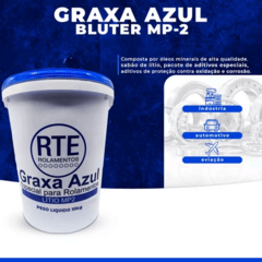 Balde De 10kg Graxa Azul De Lítio Mp2 Rte Para Rolamentos na internet