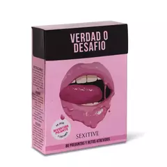 JUEGO DE CARTAS SEXSITIVE VERDAD O DESAFÍO