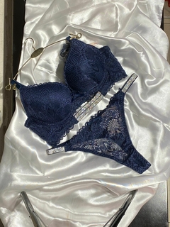 Conjunto Con Taza Dos Piezas Strass Heat Underwear Original Importado