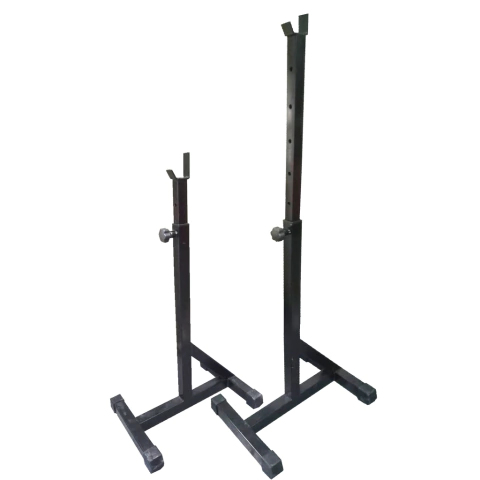 Par de soportes para barra moviles regulables en altura.