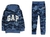 Conjunto Gap Moletom Camuflado Azul