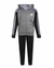 Conjunto Adidas Preto e Cinza