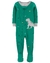 Macacão Carters Algodão Dinossauros Verde