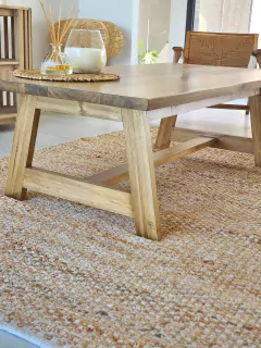 Alfombra Yute e Hilo de Algodon