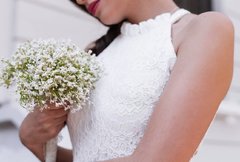 Vestido noiva civil Malva - comprar online