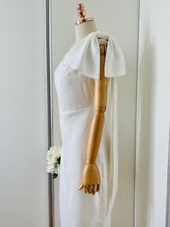 Vestido Max Midi Assimétrico com Laço - loja online