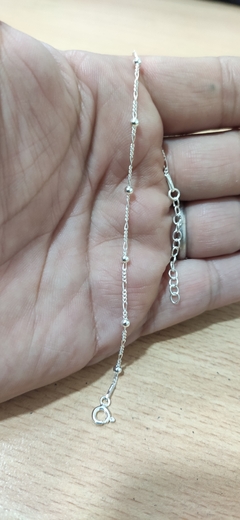 Pulsera Figaro con Bolitas