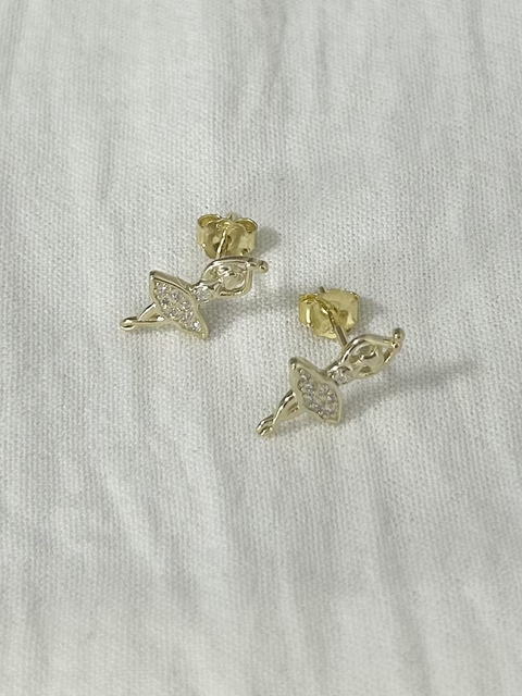 Aros Bailarina c/piedra