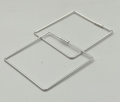 Aros cubanos Plata 925