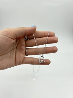 Conjunto Plata 925 Italiana Corazón - Fabrica de Aros