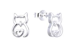 Aros Gato c/ Cubic y Corazon