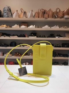 Bolsa Petite Jolie Para Celular Amarelo Neon Pj11112