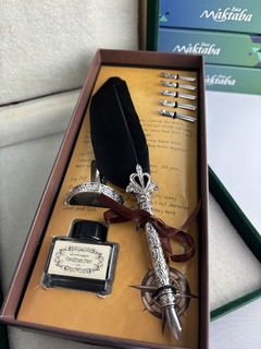 Pluma Inmersión, Tintero, Soporte,kit puntas Antigua - Zoco Máktaba